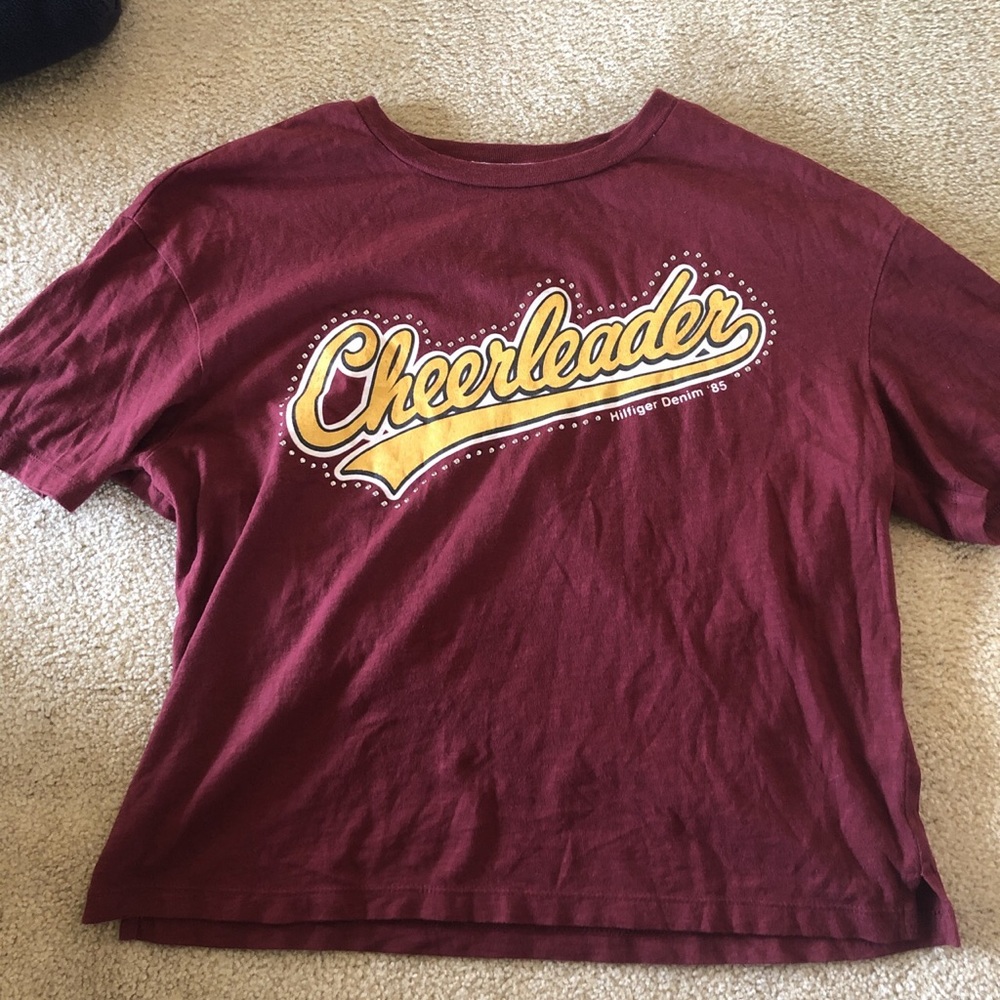 Retro tommy hilfiger cheerleader teeshirt